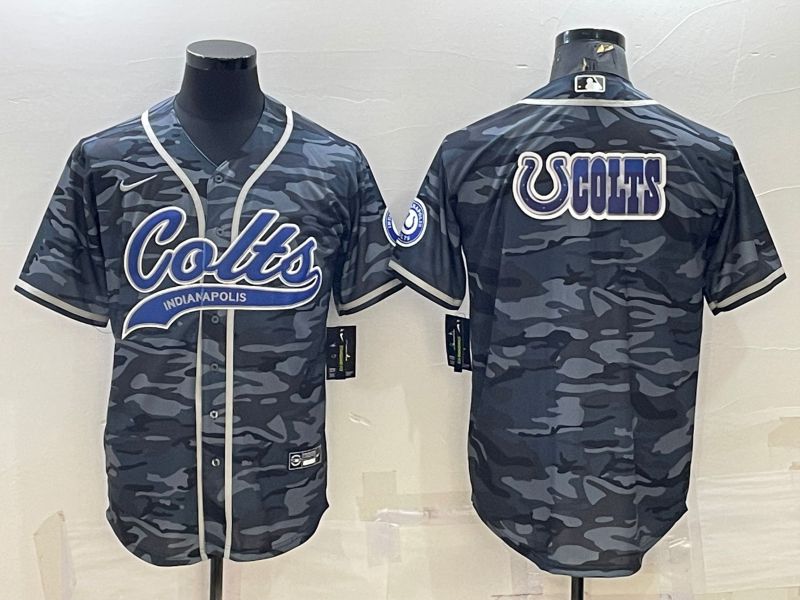 Men Indianapolis Colts Blank Camo 2022 Nike Co branded NFL Jerseys->indianapolis colts->NFL Jersey